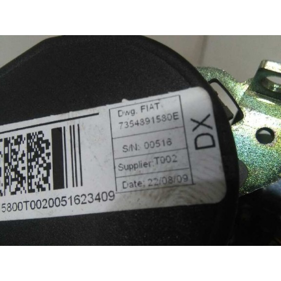 Recambio de pretensor airbag derecho para peugeot bipper básico referencia OEM IAM 7354891580E CINTURON 