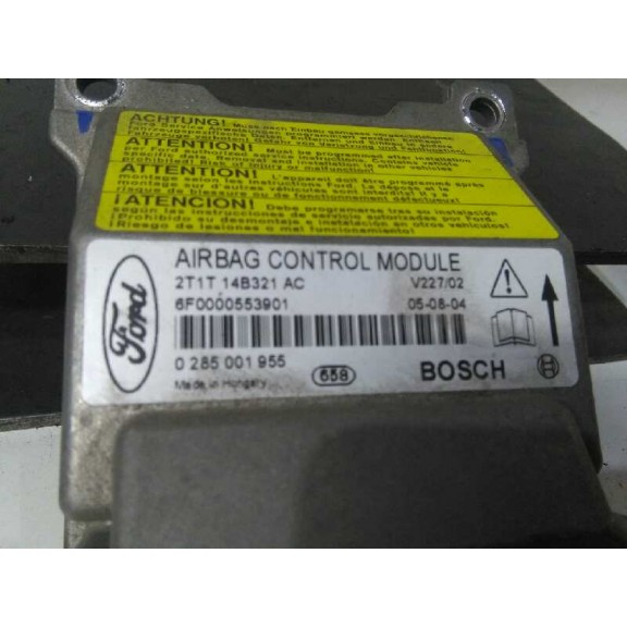 Recambio de centralita airbag para ford transit connect (tc7) furgón ft 200s (2009) referencia OEM IAM   