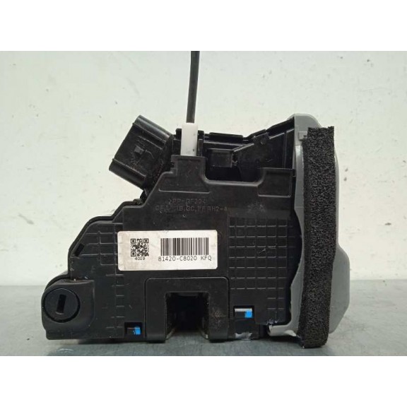 Recambio de cerradura puerta trasera derecha para hyundai i20 basis blue referencia OEM IAM 81420C8020  4 PINS