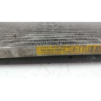 Recambio de condensador aire acondicionado para peugeot expert furgoneta (v_) 1.5 bluehdi 100 referencia OEM IAM 9816746580  