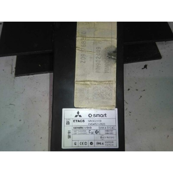 Recambio de centralita cierre para smart forfour básico (55kw) referencia OEM IAM A4548202826 5WK45104D MN902309