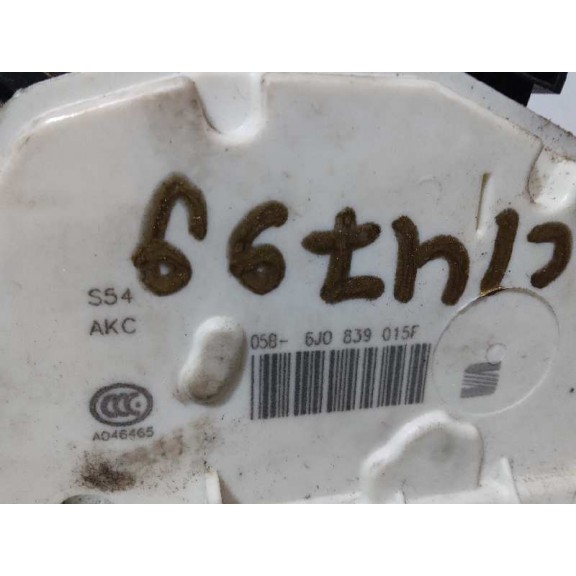 Recambio de cerradura puerta trasera izquierda para seat ibiza (6p1) reference plus referencia OEM IAM   