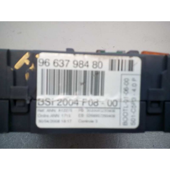 Recambio de centralita bsi para peugeot 207 premium referencia OEM IAM 9663798480  