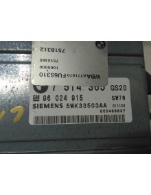 Recambio de centralita cambio automatico para bmw serie 3 compact (e46) 320td referencia OEM IAM 96024915   2