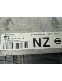 Recambio de centralita motor uce para nissan qashqai (j10) acenta referencia OEM IAM 23710BB31A 237101449R  2