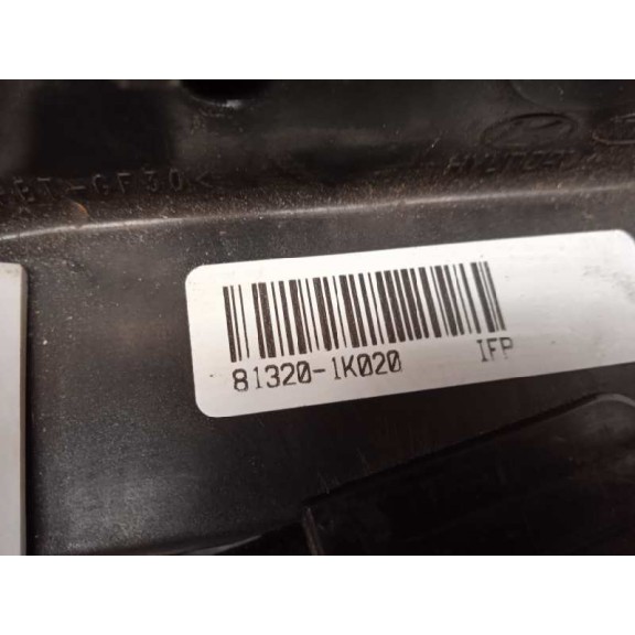 Recambio de cerradura puerta delantera derecha para hyundai ix20 sle blue referencia OEM IAM 813201K020  6 PINS