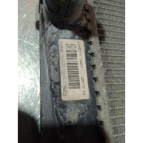 Recambio de radiador agua para peugeot 107 urban referencia OEM IAM CZ42217313420T 35 X 37.5 