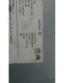 Recambio de sistema dvd para peugeot 208 active referencia OEM IAM 98037233ZD  LECTOR DE CD 2