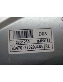 Recambio de elevalunas trasero izquierdo para hyundai santa fe (bm) 2.2 crdi classic (2wd) referencia OEM IAM 834702B020 400909  2