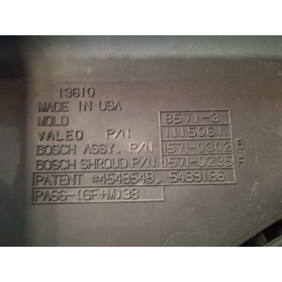 Recambio de electroventilador para chrysler sebring berlina (jr41) 2.0 le referencia OEM IAM 4548548 5489186 