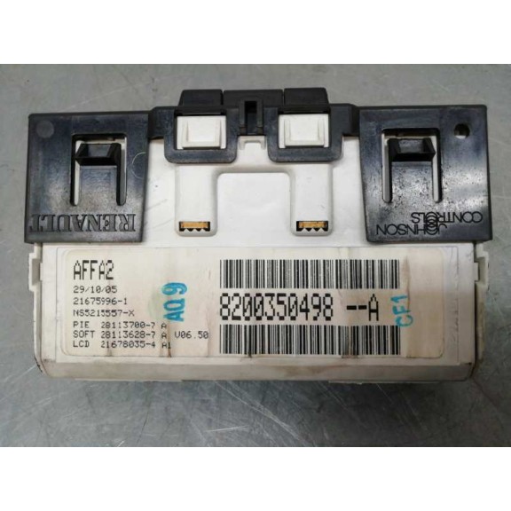 Recambio de display para renault megane ii familiar 1.5 dci diesel referencia OEM IAM 8200350498 21675996 8200350498A