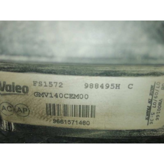 Recambio de electroventilador para peugeot 308 sport referencia OEM IAM 9661571480  