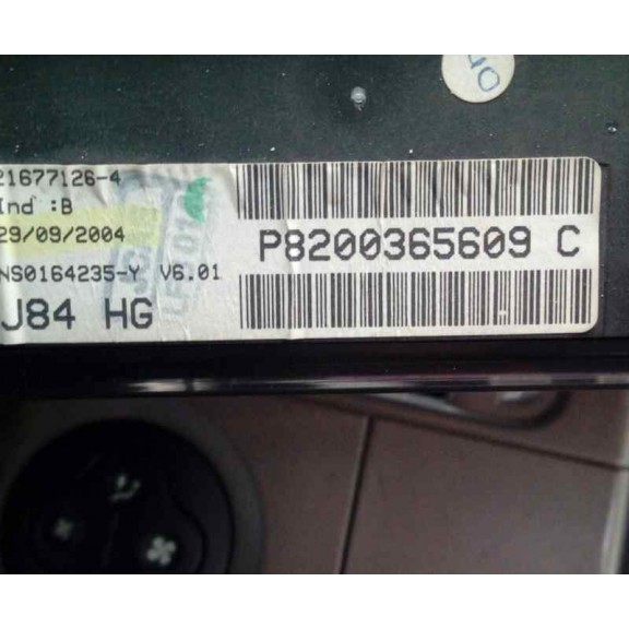 Recambio de cuadro instrumentos para renault scenic ii authentique referencia OEM IAM 8200365609C  