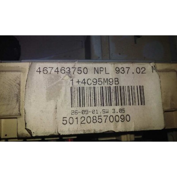 Recambio de caja reles / fusibles para alfa romeo 147 (190) 1.6 16v cat referencia OEM IAM 467463750  