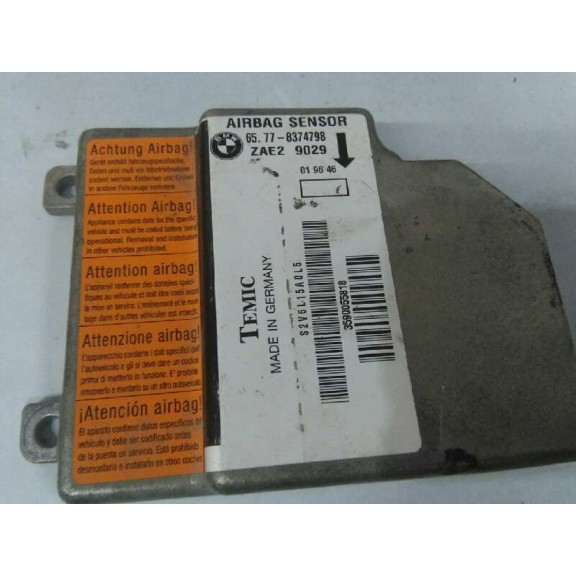 Recambio de centralita airbag para bmw z3 roadster (e36) 1.8 referencia OEM IAM 65778374798 65778374798 