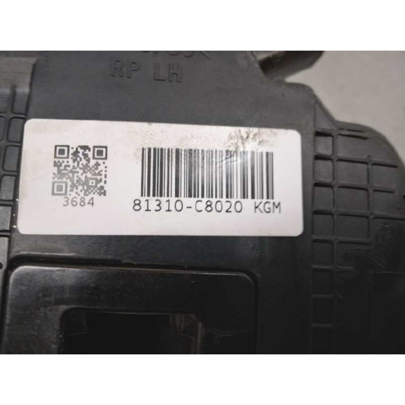 Recambio de cerradura puerta delantera izquierda para hyundai i20 basis blue referencia OEM IAM 81310C8020 6 PINES 