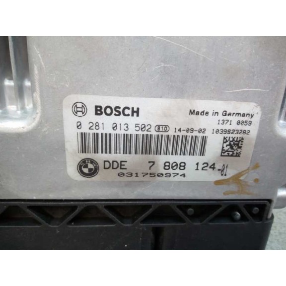 Recambio de centralita motor uce para bmw serie 3 berlina (e90) 318d referencia OEM IAM 7808124 0281013502 