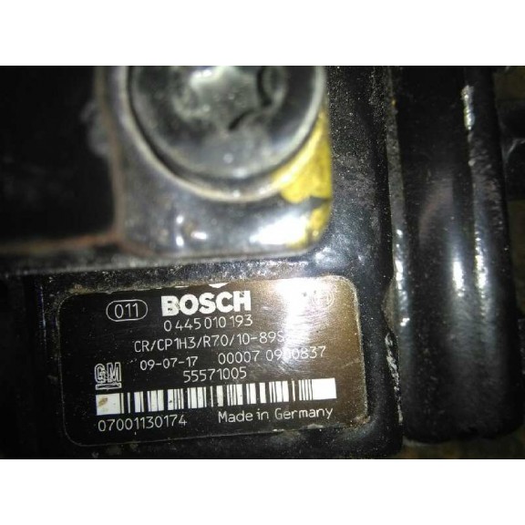 Recambio de bomba inyeccion para opel insignia berlina 2.0 16v cdti referencia OEM IAM 0445010193  BOSCH