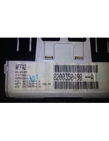 Recambio de display para renault megane ii berlina 5p confort expression referencia OEM IAM 8200350498A   2