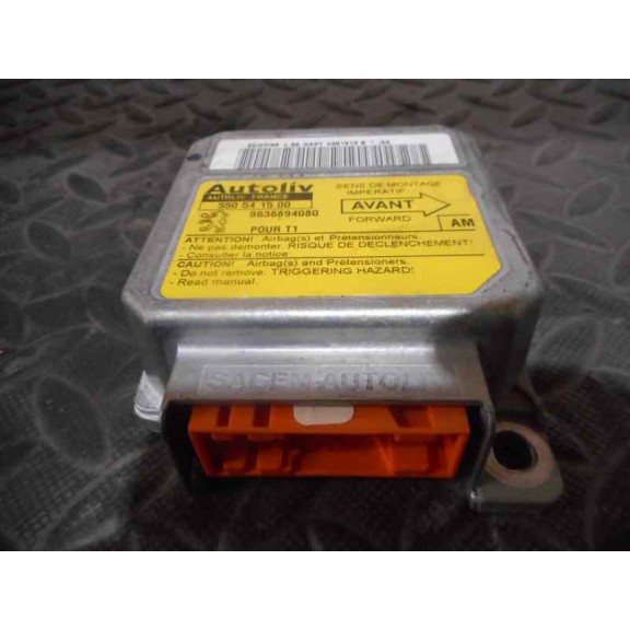 Recambio de centralita airbag para peugeot 206 berlina e-music referencia OEM IAM 9636894080550541500 AUTOLIV 