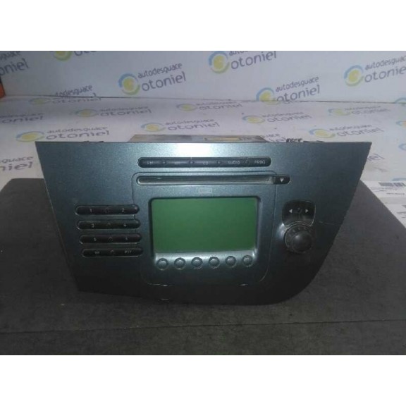 Recambio de sistema audio / radio cd para seat leon (1p1) 1.9 tdi referencia OEM IAM 1P1035186  