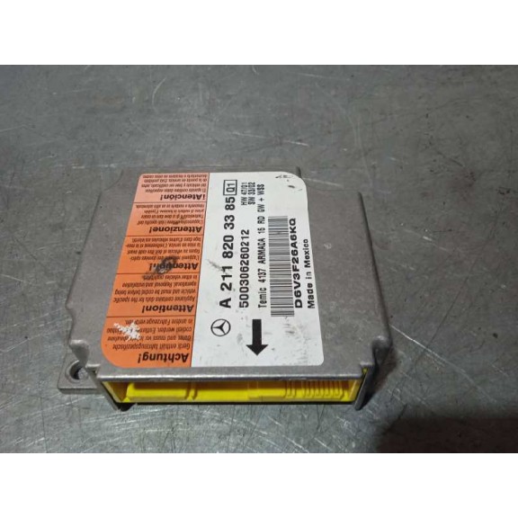 Recambio de centralita airbag para mercedes-benz clase e (w211) berlina e 270 cdi (211.016) referencia OEM IAM A2118203385  