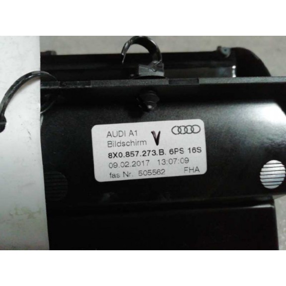 Recambio de display para audi a1 sportback (8xf) adrenalin referencia OEM IAM 8X0857273B  