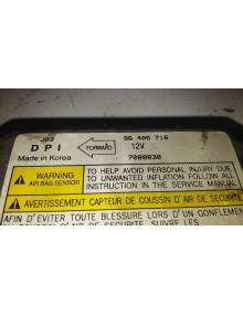 Recambio de centralita airbag para daewoo nubira berlina se referencia OEM IAM 96406716   2