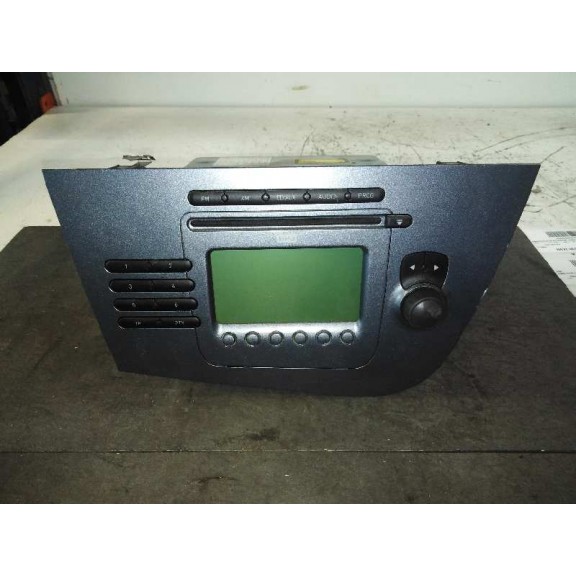 Recambio de sistema audio / radio cd para seat leon (1p1) fr referencia OEM IAM 1P1035186B  