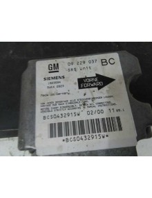 Recambio de centralita airbag para opel astra g berlina edition referencia OEM IAM    2