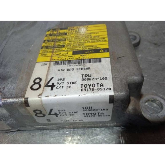 Recambio de centralita airbag para toyota avensis berlina (t25) 2.0 d-cat referencia OEM IAM 8917005120 208623102 