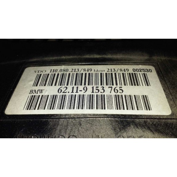 Recambio de cuadro instrumentos para bmw serie 5 berlina (e60) 520d referencia OEM IAM 62119153765  