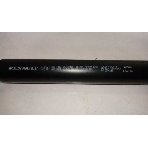 Recambio de amortiguadores maletero / porton para renault captur zen referencia OEM IAM 654709991R  280N