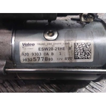 Recambio de motor arranque para opel combo cargo (e) active referencia OEM IAM 9832577880 12 DIENTES 95526661