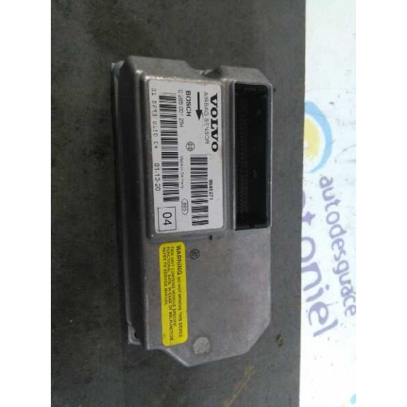 Recambio de centralita airbag para volvo s60 berlina d5 referencia OEM IAM 0285001254  