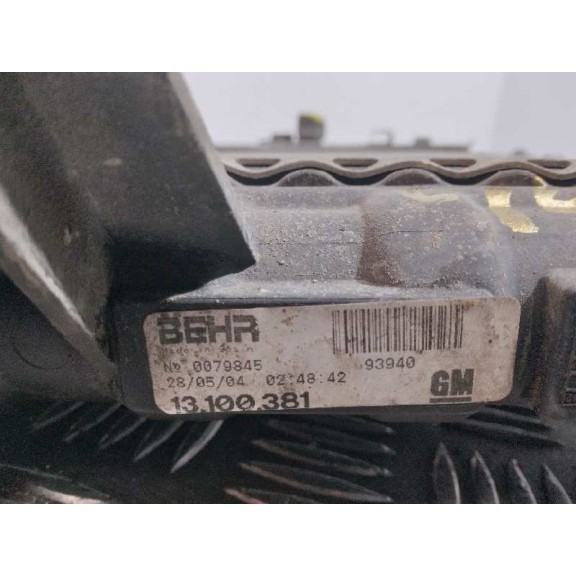 Recambio de radiador agua para opel corsa c corsavan referencia OEM IAM 13100381  