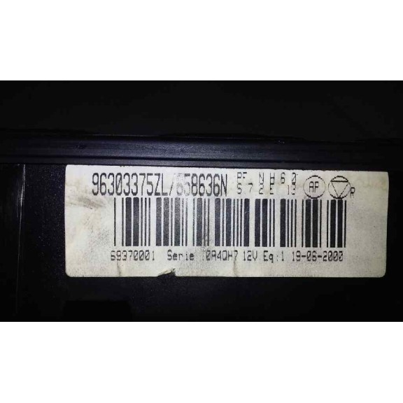 Recambio de mando climatizador para peugeot 406 berlina (s1/s2) svdt referencia OEM IAM 96303375ZL  