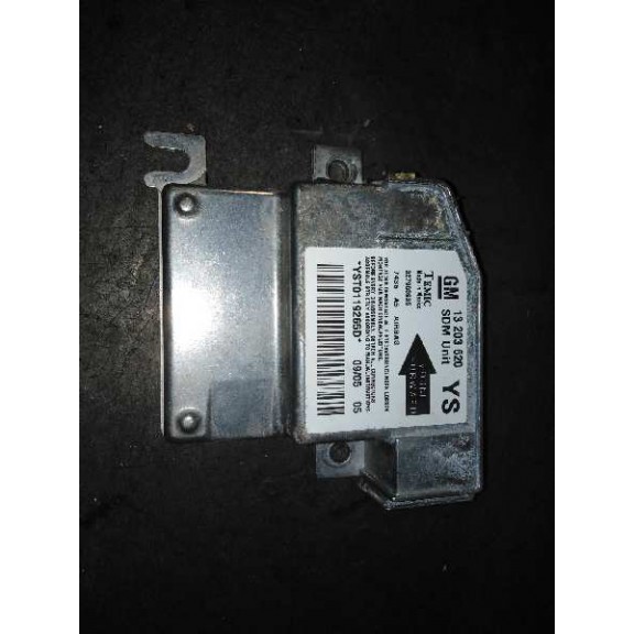 Recambio de centralita airbag para opel meriva cosmo referencia OEM IAM 13203620  