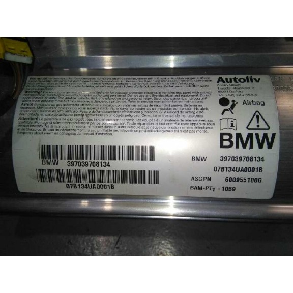 Recambio de airbag delantero derecho para bmw serie 5 berlina (e60) 520d referencia OEM IAM   