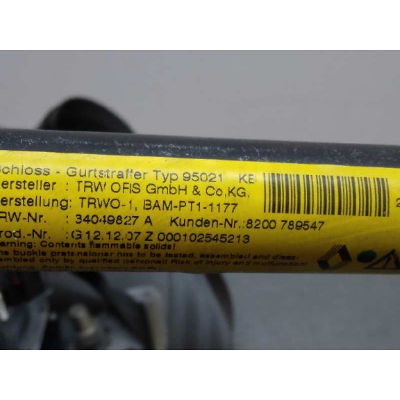 Recambio de kit airbag para renault grand modus authentique referencia OEM IAM 8200707930  