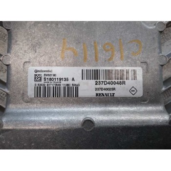 Recambio de centralita motor uce para renault fluence z.e. dynamique referencia OEM IAM 237D40048R 27.758KM S180119135A