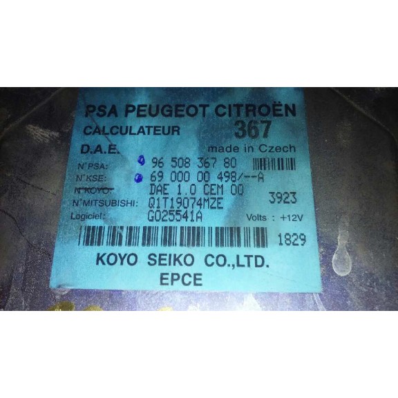 Recambio de centralita direccion para citroën c2 x referencia OEM IAM 9650836780  