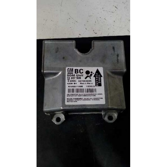 Recambio de centralita airbag para opel astra h ber. cosmo referencia OEM IAM 13227920  