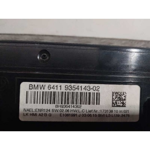 Recambio de mando climatizador para bmw serie 3 lim. (f30) 320i referencia OEM IAM 64119354143  
