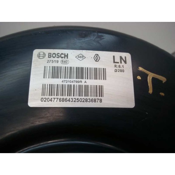 Recambio de servofreno para renault megane iv berlina 5p 1.3 tce referencia OEM IAM 472104789R  