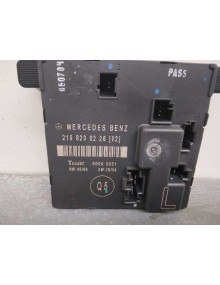 Recambio de modulo electronico para mercedes-benz clase cls (w219) 350 cgi (219.357) referencia OEM IAM 2198200226   2