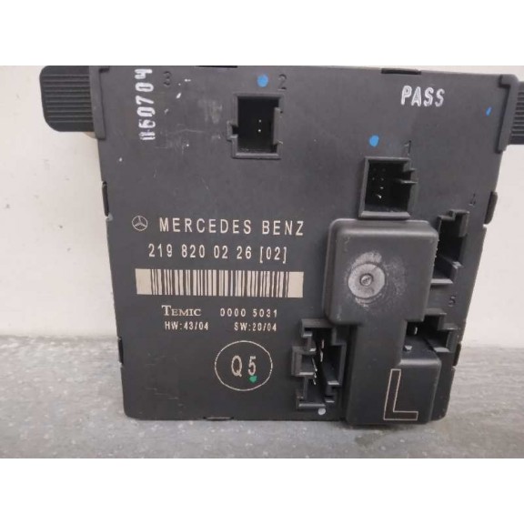 Recambio de modulo electronico para mercedes-benz clase cls (w219) 350 cgi (219.357) referencia OEM IAM 2198200226  
