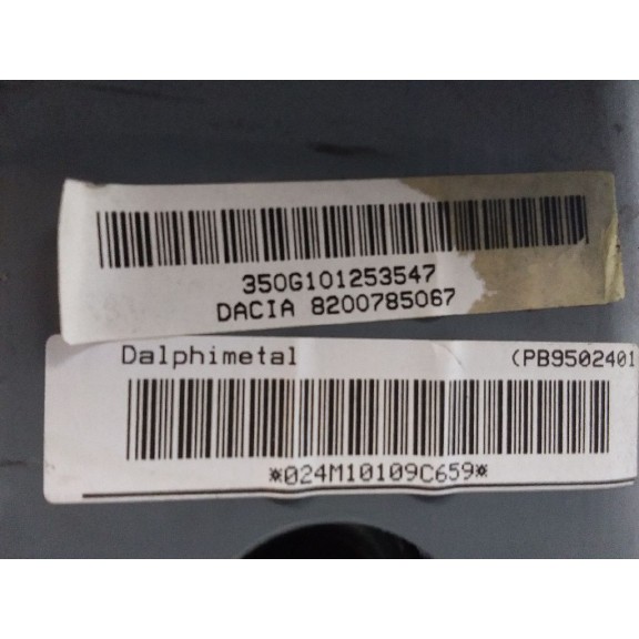 Recambio de airbag delantero derecho para dacia sandero básico referencia OEM IAM 8200785067 2 CABLES 
