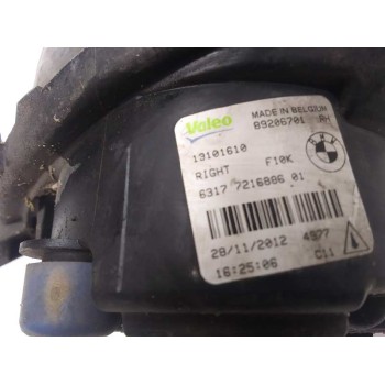 Recambio de faro antiniebla derecho para bmw serie 5 lim. (f10) 2.0 turbodiesel referencia OEM IAM 89206701  