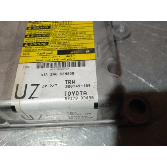 Recambio de centralita airbag para toyota yaris live referencia OEM IAM 891700D430  